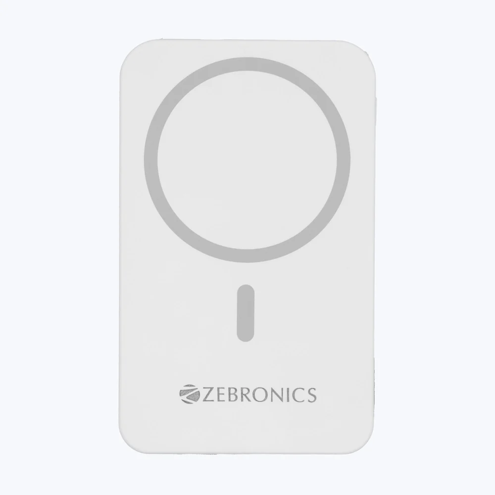 ZEBRONICS Power Bank 10000 mAh Magnetic Output with Type C & Lightning Cable (EnergiSafe 10R2) view 2
